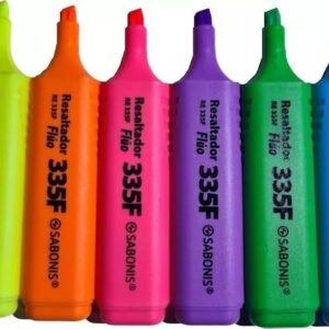 Resaltadores fluorescentes de colores