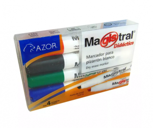 Rotuladores para pizarrón blanco en varios colores